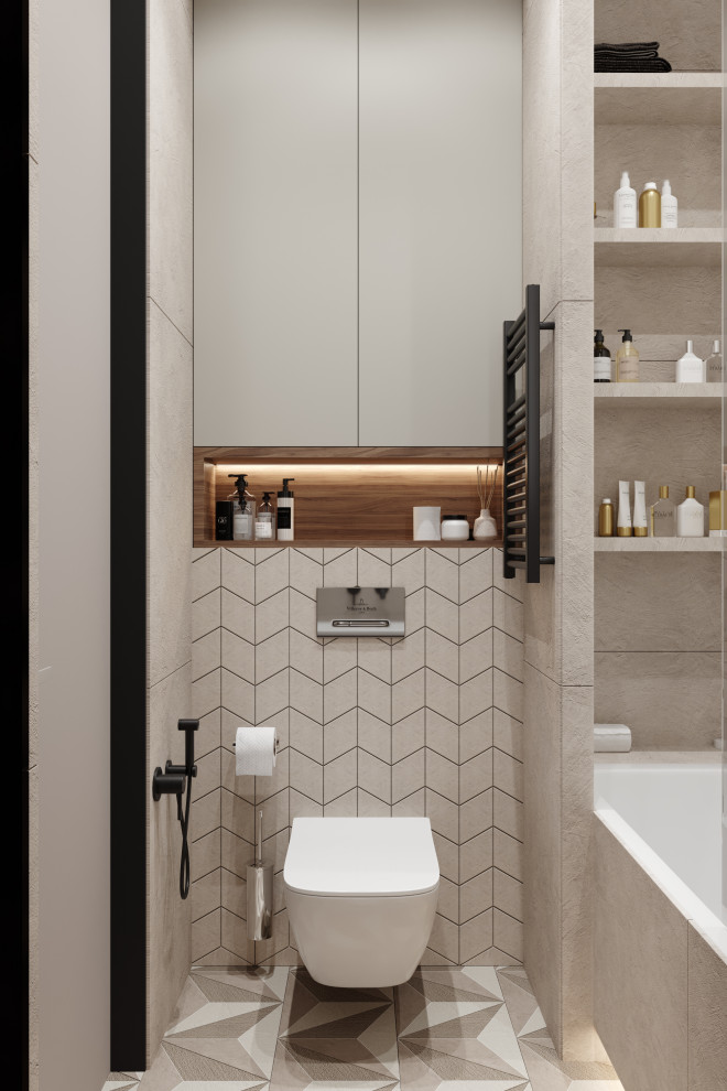 Квартира 127 кв.м. в современном стиле в ЖК Серебряный Парк.