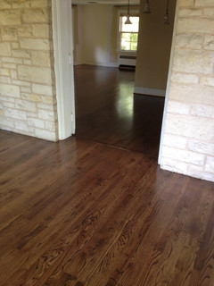 Red Oak Wood Floors With Jacobean Stain, Jacobean Stain On Red Oak Hardwood Floors