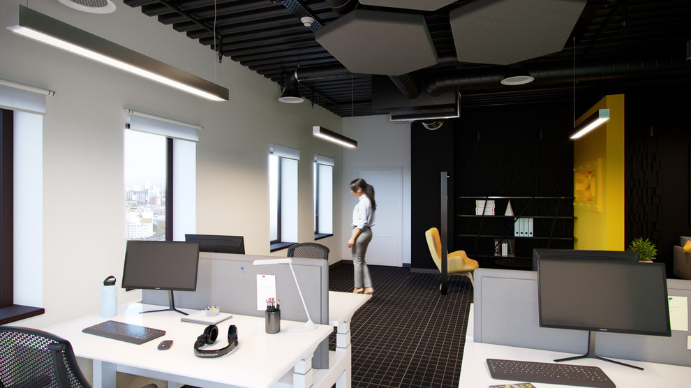 Дизайн офиса строительной компании в Москве