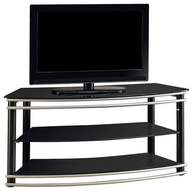 Contemporary Black Metal Tv Console Entertainment Contemporary Black Metal Tv Console