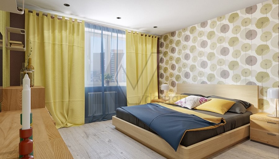 Дизайн 4-комнатной квартиры П-46М, Железнодорожный