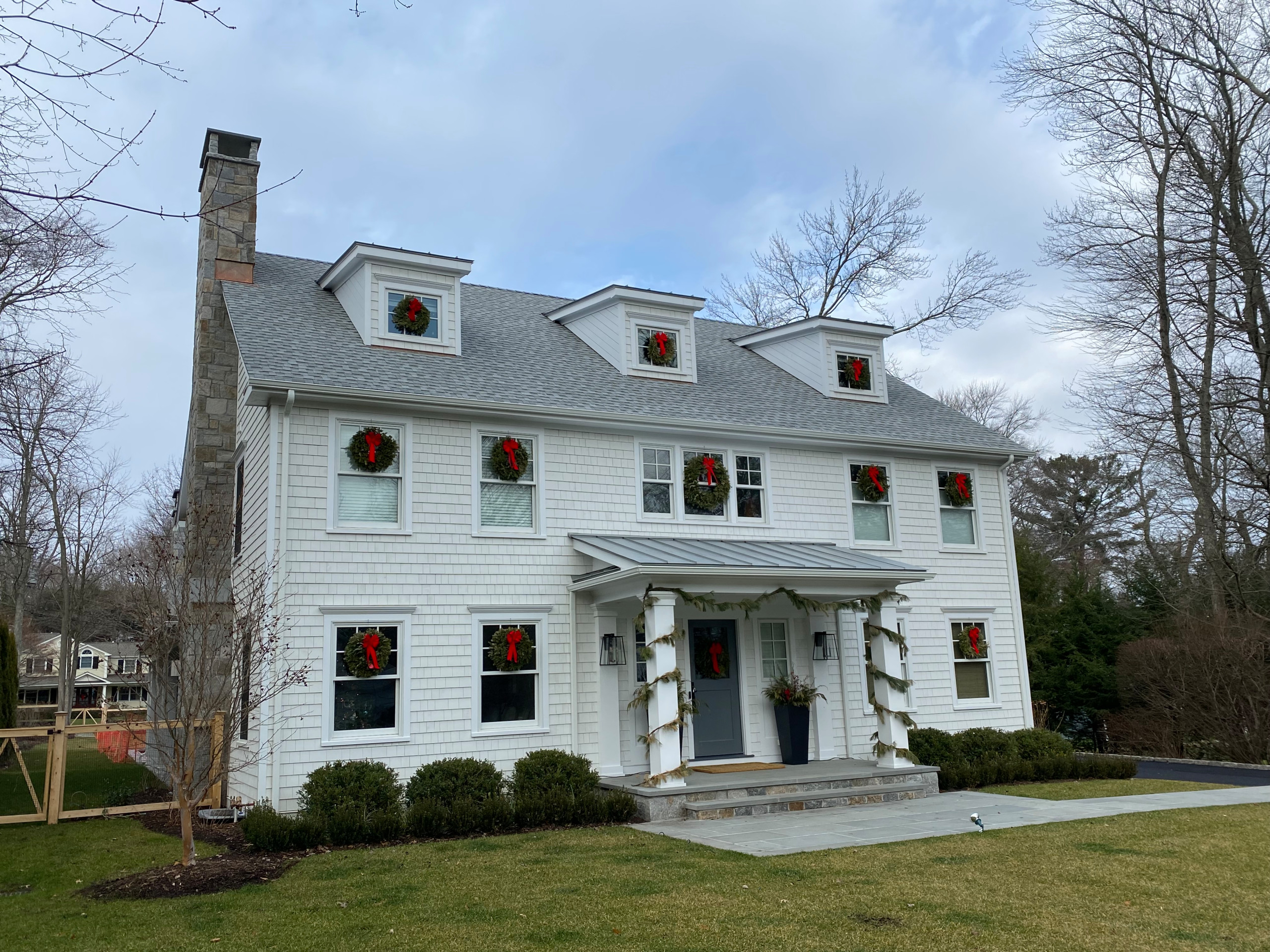 Darien Colonial Transformation on Sunset