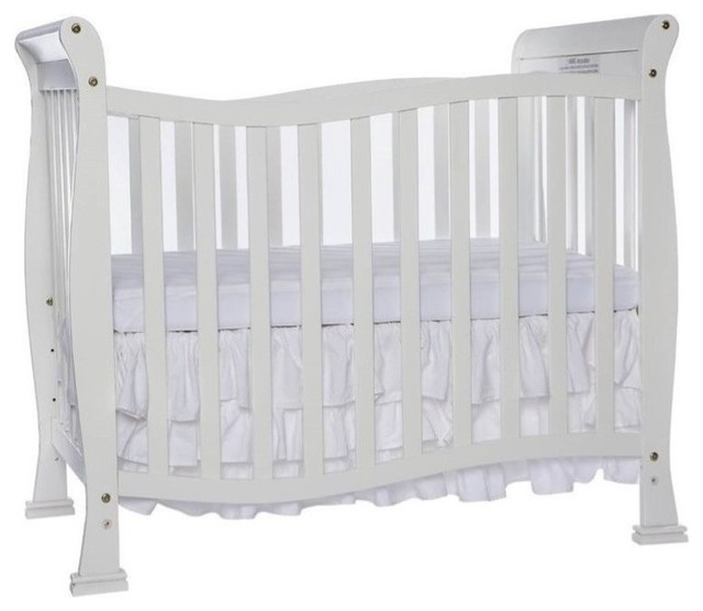 Pemberly Row 4 In 1 Convertible Mini Crib White Transitional