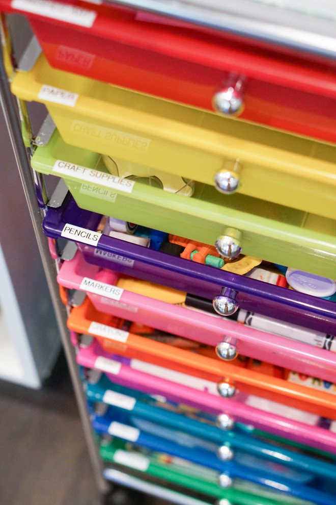 Kids Playroom Organization + Design - Home design - transitional home design idea in Chicago