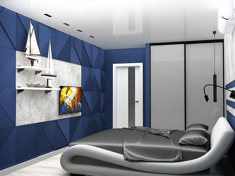 Дизайн-проект спальни вид 1