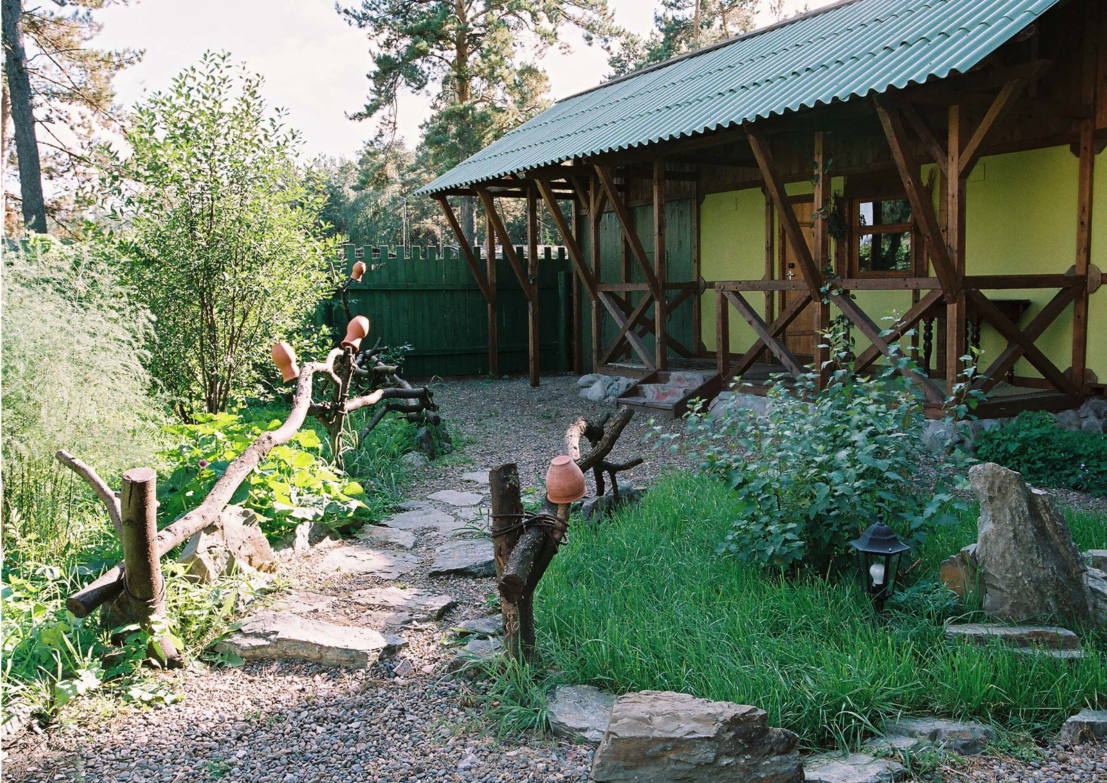 Сад в стиле кантри.