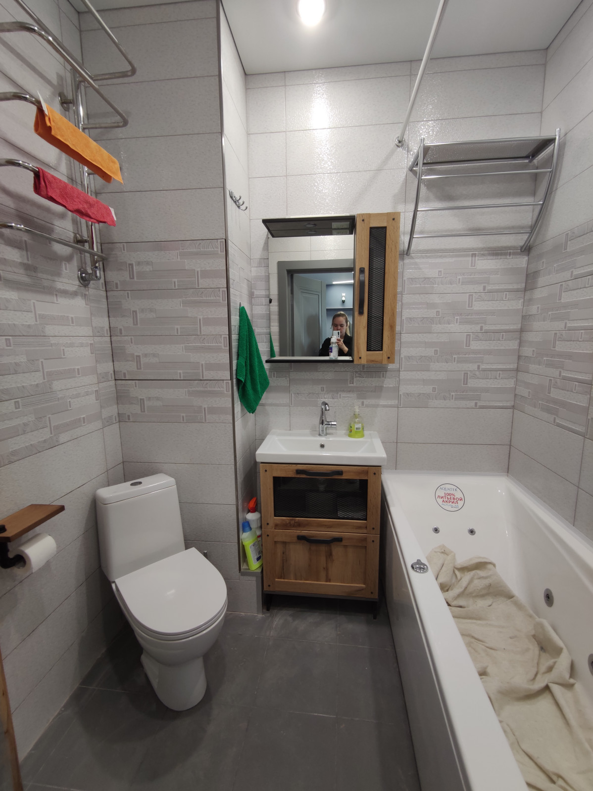 Ванная в ЖК Времена года, Апрелевка