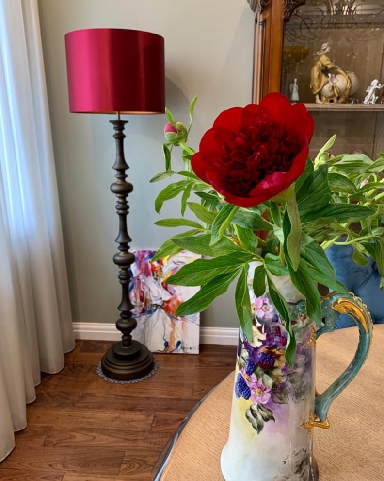 Абажуры из ткани на пластике