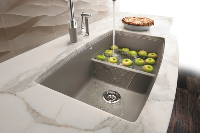 Blanco Silgranit Kitchen Sinks clasico-cocina