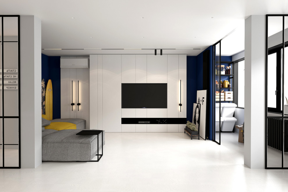 Белый.Синий.