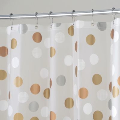 InterDesign Gilly Dot 72-Inch x 72-Inch Shower Curtain