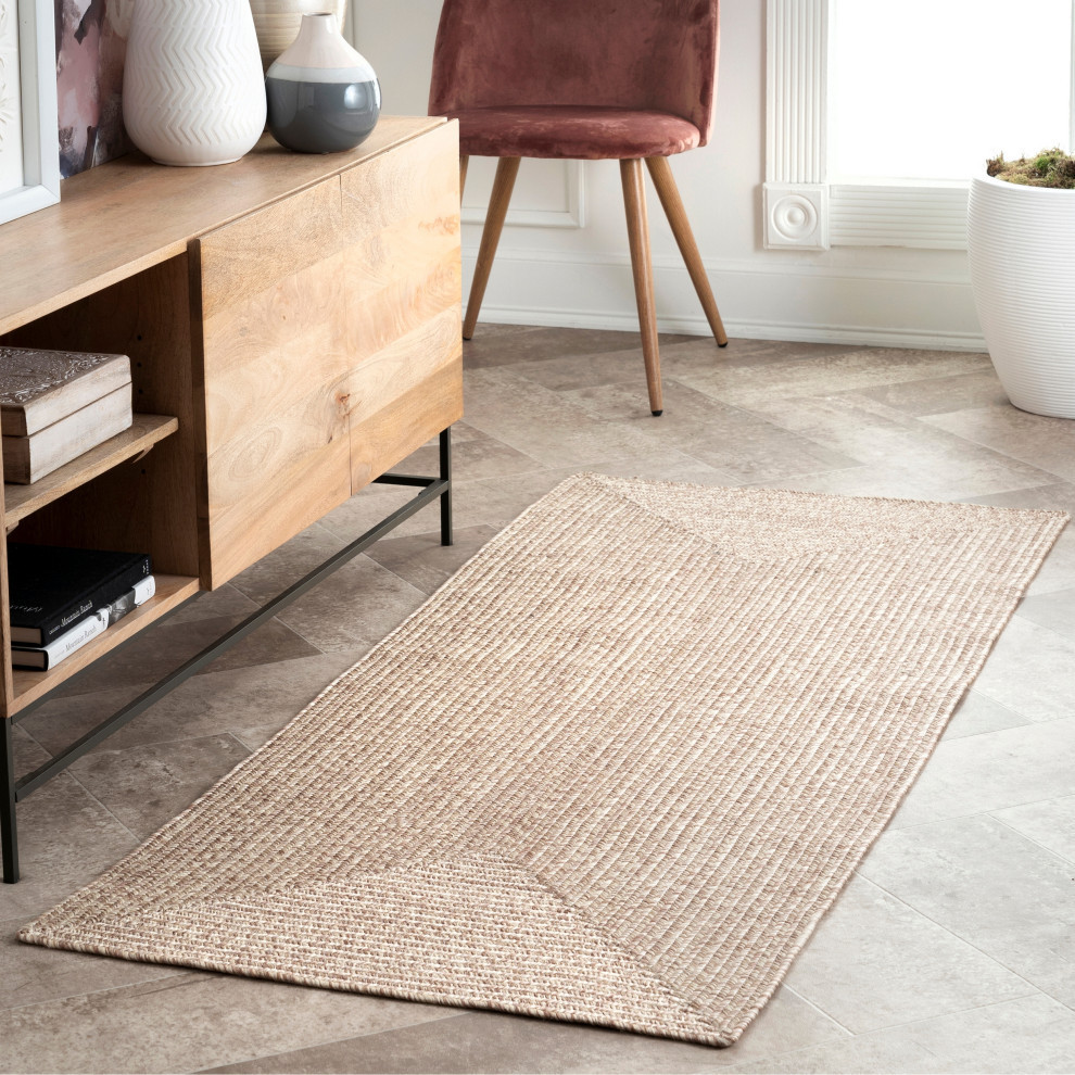 Braided Lefebvre Indoor/Outdoor Area Rug Transitional Rugs by
