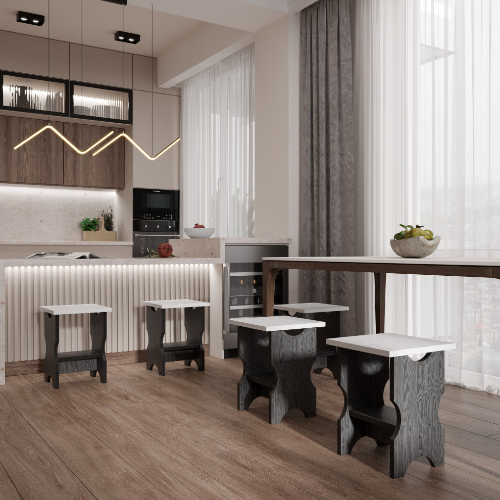 Табурет-столик 2 в 1 ЧАЙНЫЙ в столовую