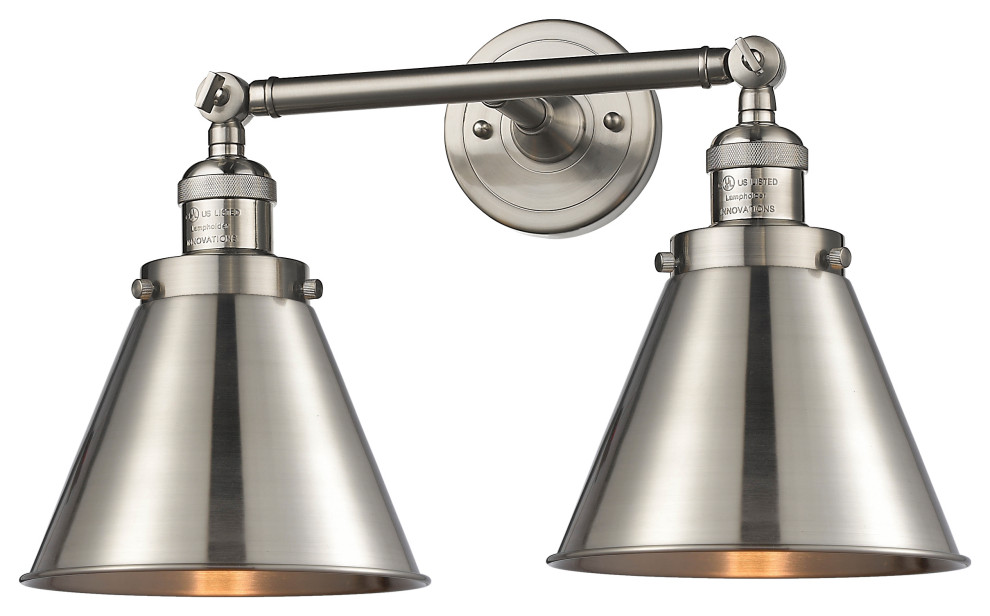 Innovations Lighting 208 Appalachian Appalachian 2 Light 18"W Industrial Wall Sconces by