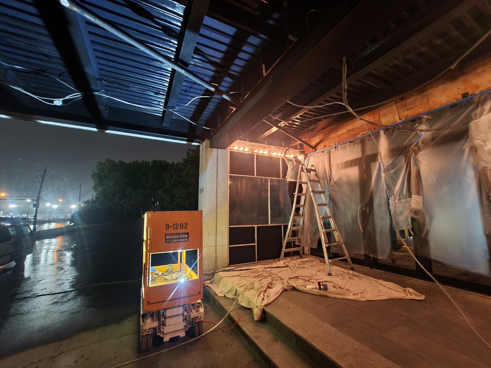 EXTERIOR PAINTING LE MONT BLANC HOTEL