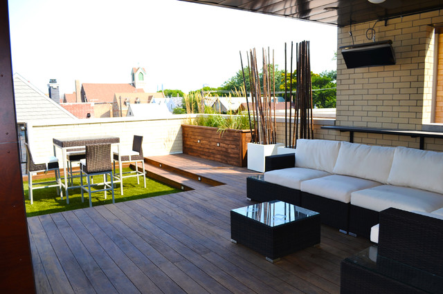 Complementing space contemporary-terrace