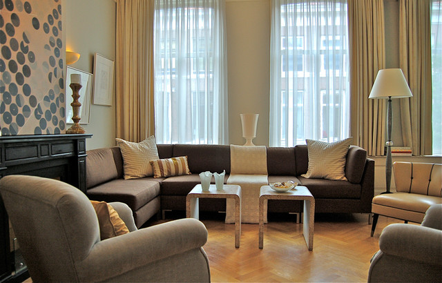 Van Helden Quarter Townhouse eklektisch-wohnbereich