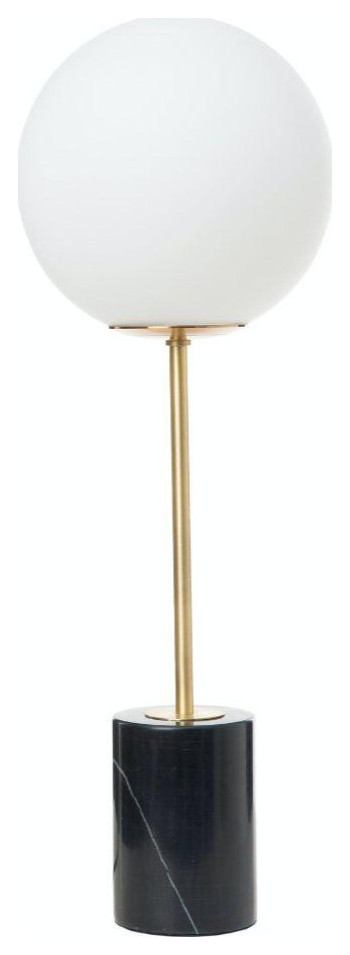 White Globe Table Lamp | Pols Potten Full Moon - Contemporary - Table Lamps  - by Luxury Furnitures | Houzz