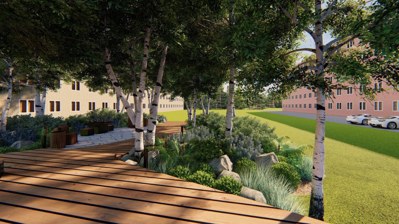 Лесной миксбордер