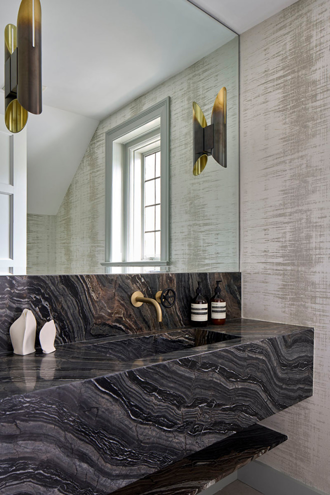 Scarsdale Home 2021 - Contemporary - Powder Room - New York - by B ...