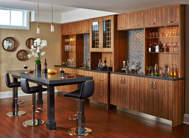 Oakford Model Home - Contemporary - Home Bar - Toronto - by Grandfield