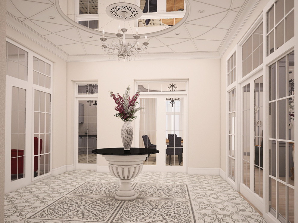 Интерьер коттеджа в стиле прованс в поселке Монтевиль