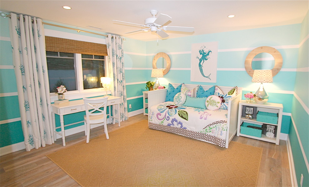 This is an example of a beach style kids' room in Orange County.