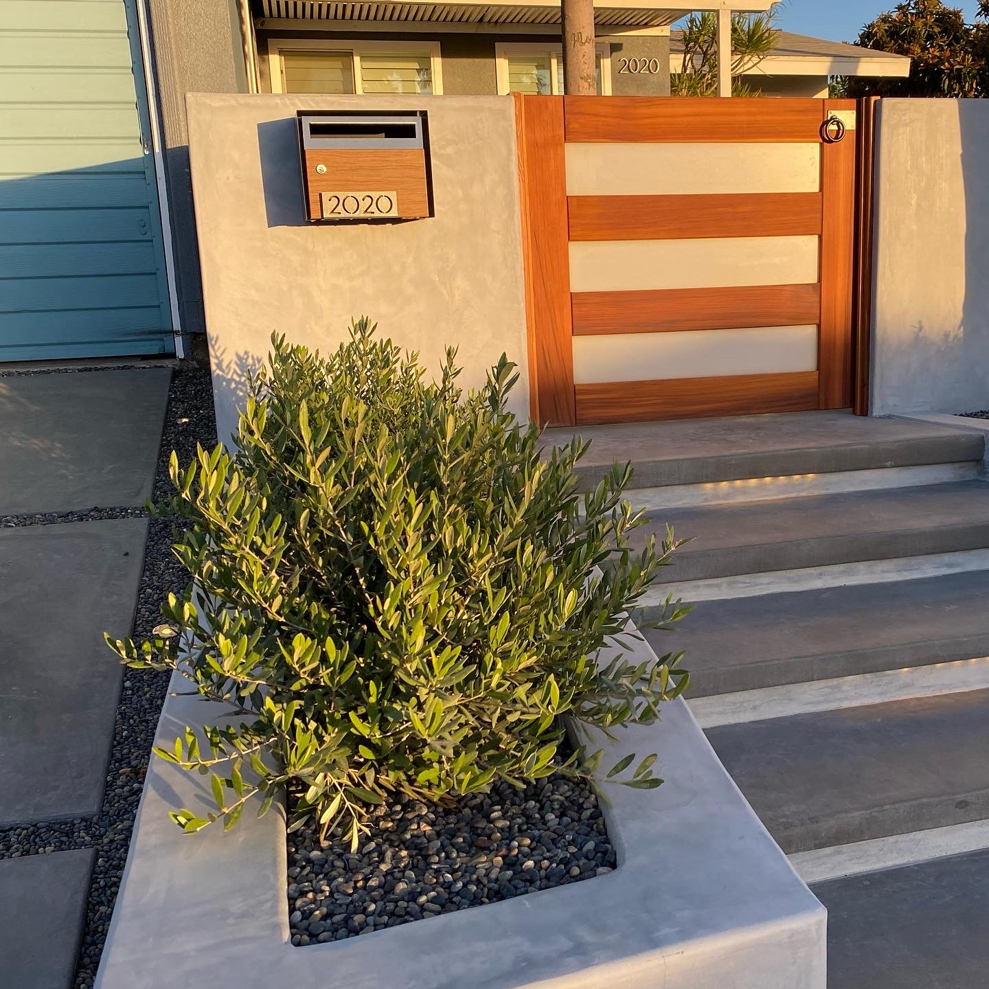Midcentury Modern Architectural Details at Entry