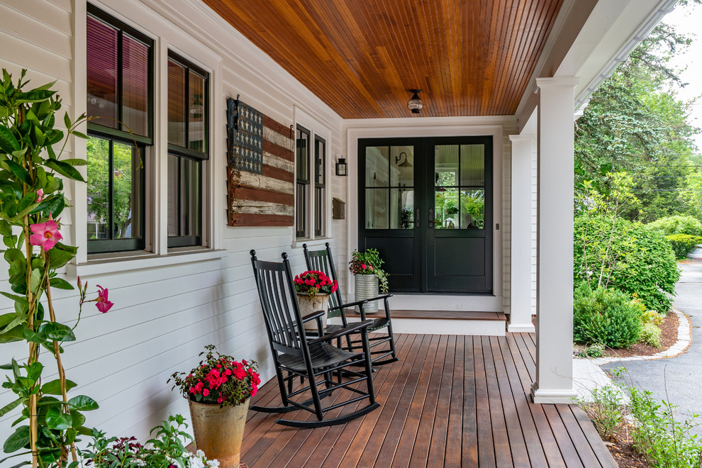 Lynnfield Farmhouse - Cummings Architects - Farmhouse - Porch - Boston ...