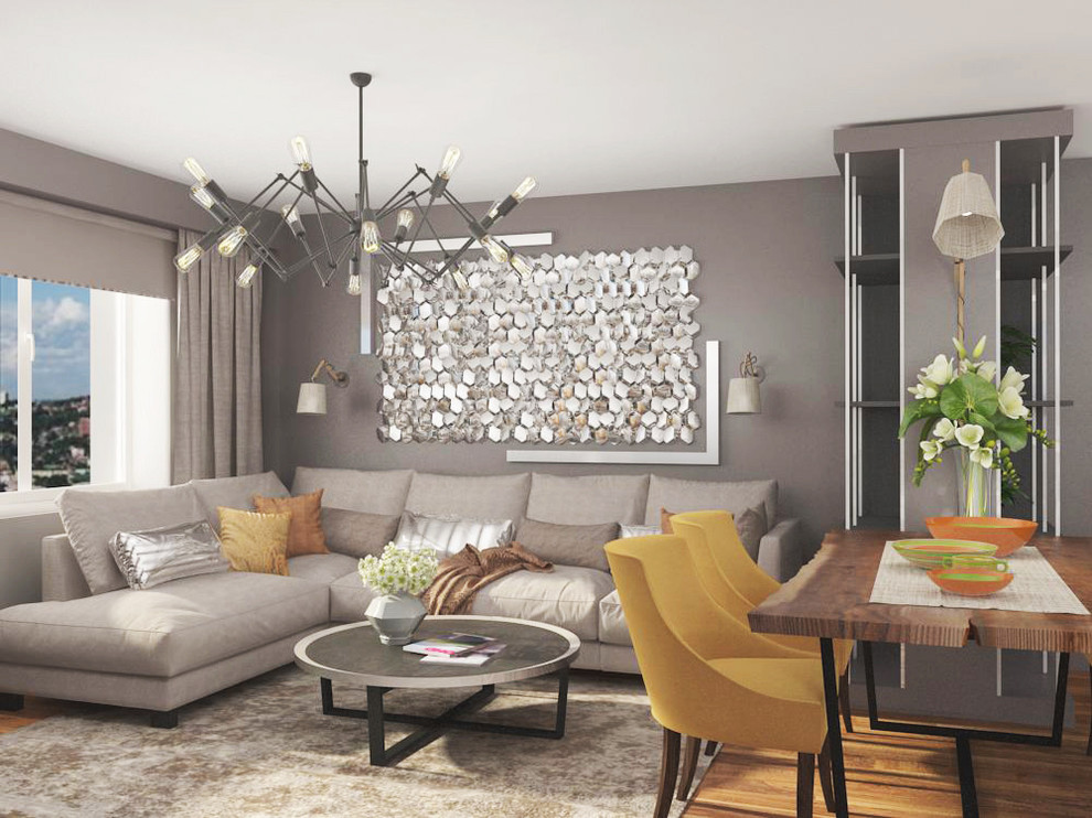 Квартира-студия с элементами лофта