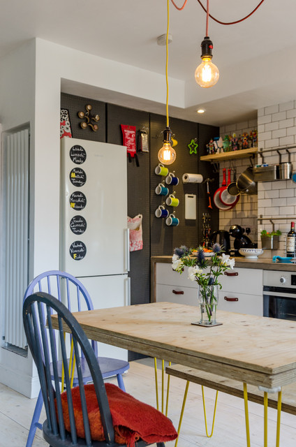 Hackney Flat eklektisk-koekken