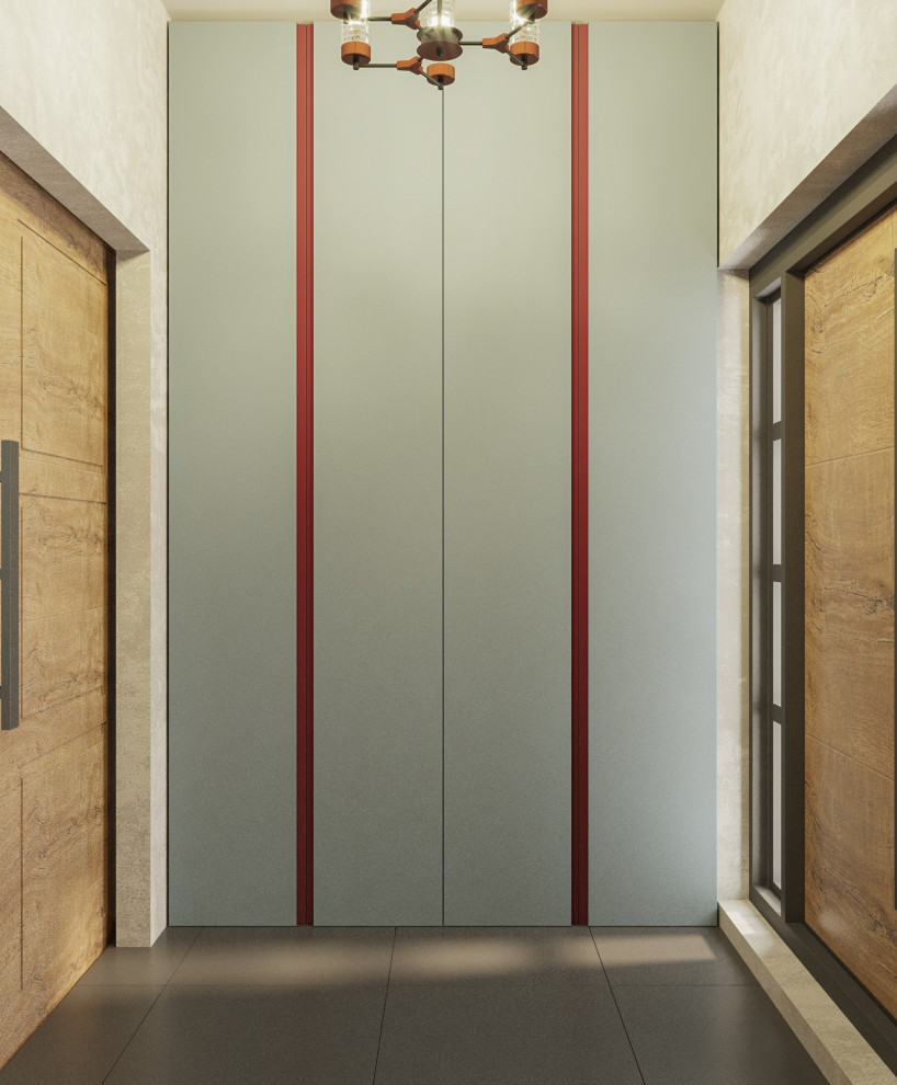 Прихожая и Гостиная в загородном доме