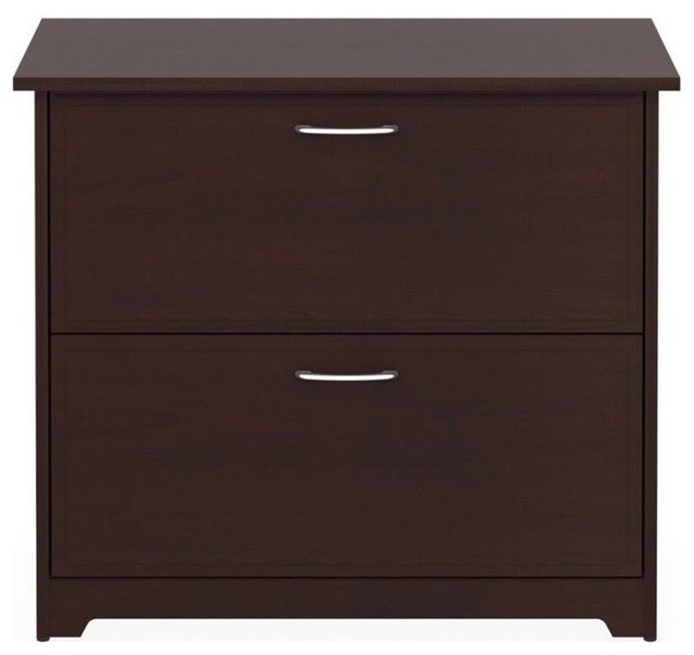 Pemberly Row 2 Drawer Lateral File Cabinet In Harvest Cherry Pemberly Row 2 Drawer Lateral File