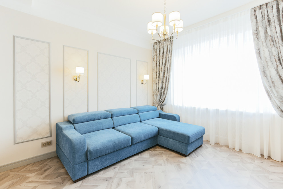 Дизайн-проект трёхкомнатной квартиры с яркой кухней