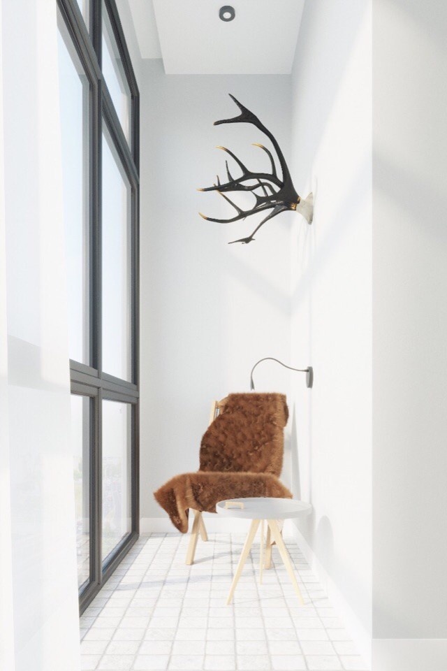 Дизайн квартиры 38м2 евродвушка в стиле ЭКО