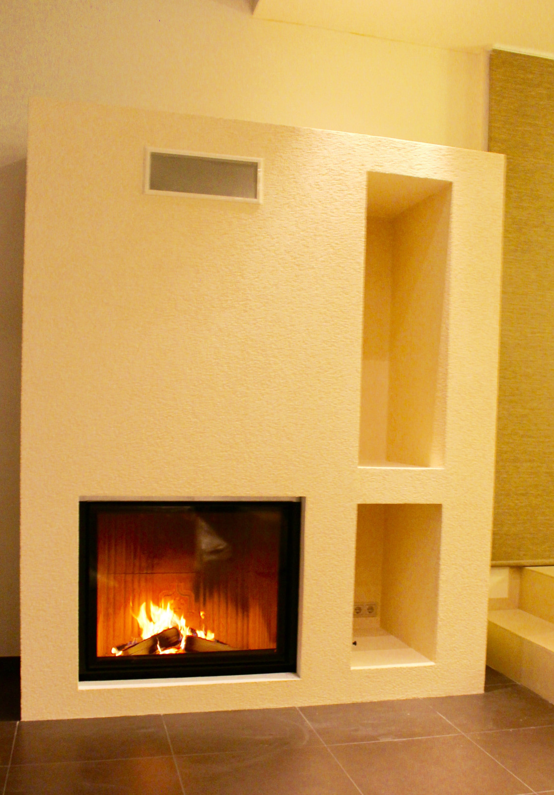 Топка EdilKamin (Италия) модель Cristal 90 в индивидуальной облицовке