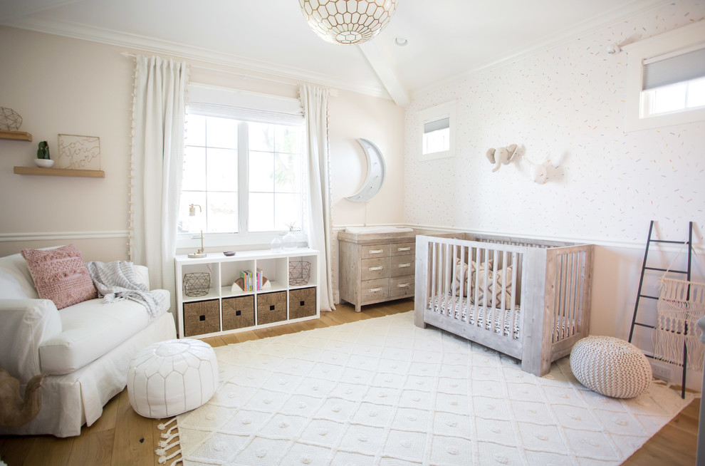 Nursery - transitional nursery idea in Phoenix