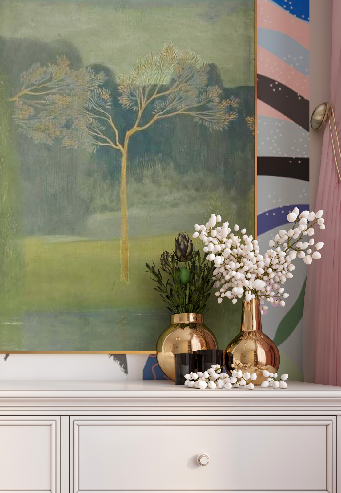 Дизайн четырёхкомнатной квартиры в ЖК Тушино-2018