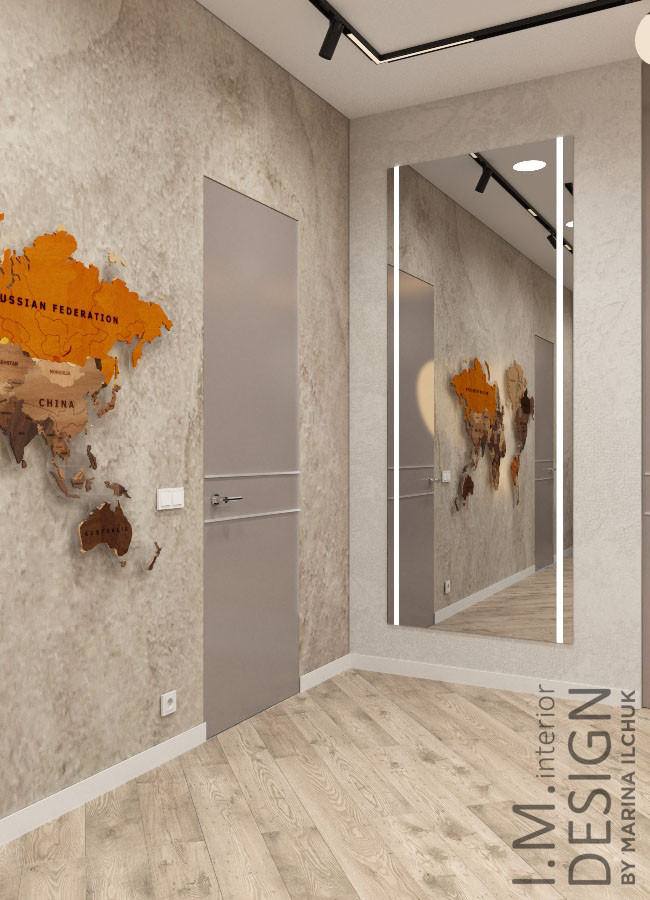 Загородный дом 400 кв.м. Холлы и вторая гостиная.