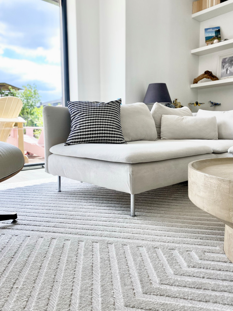 Modernes Wohnzimmer mit Boho Elementen