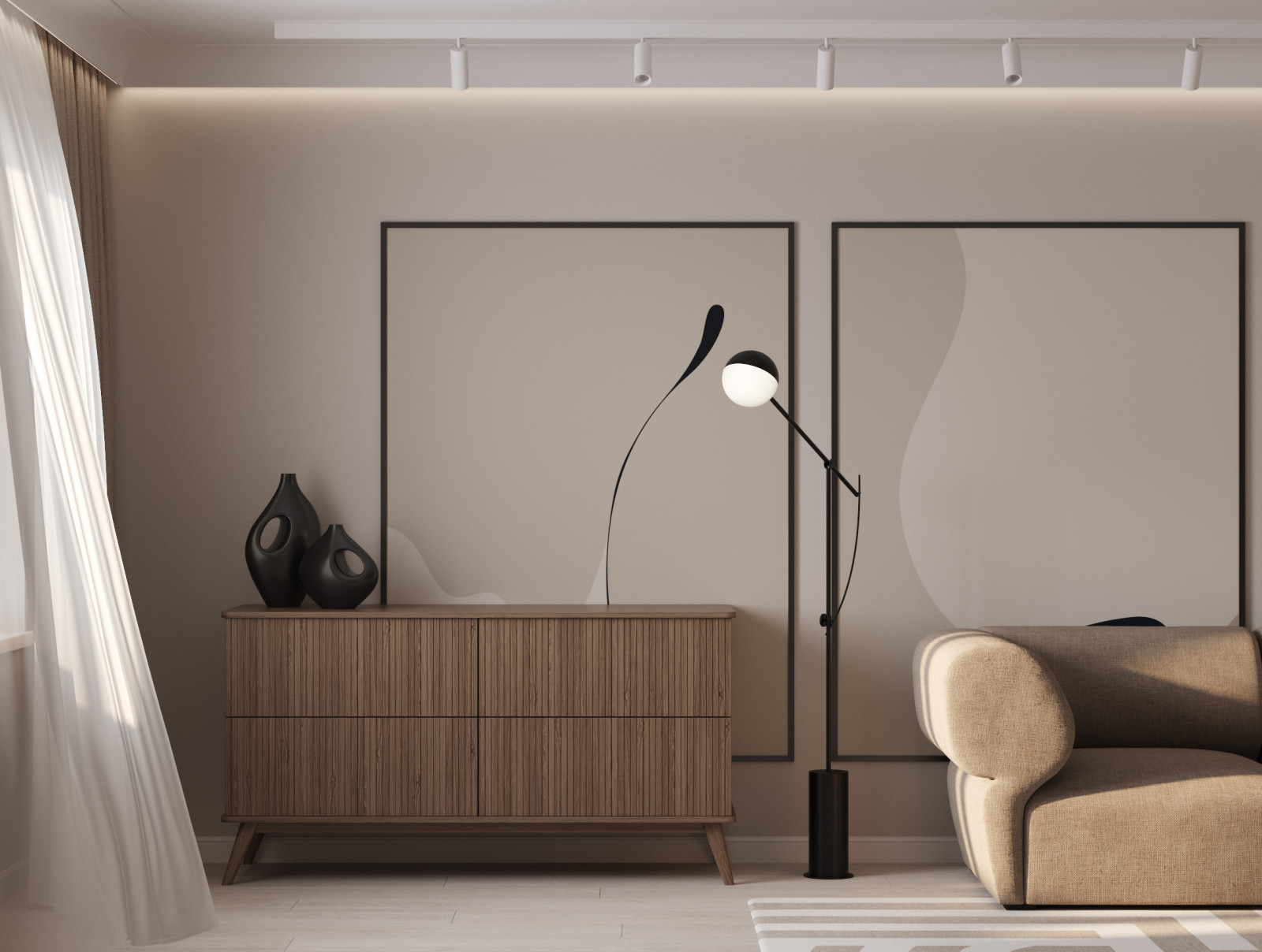 Кухня-гостиная из проекта в г.Петропавловск-Камчатский