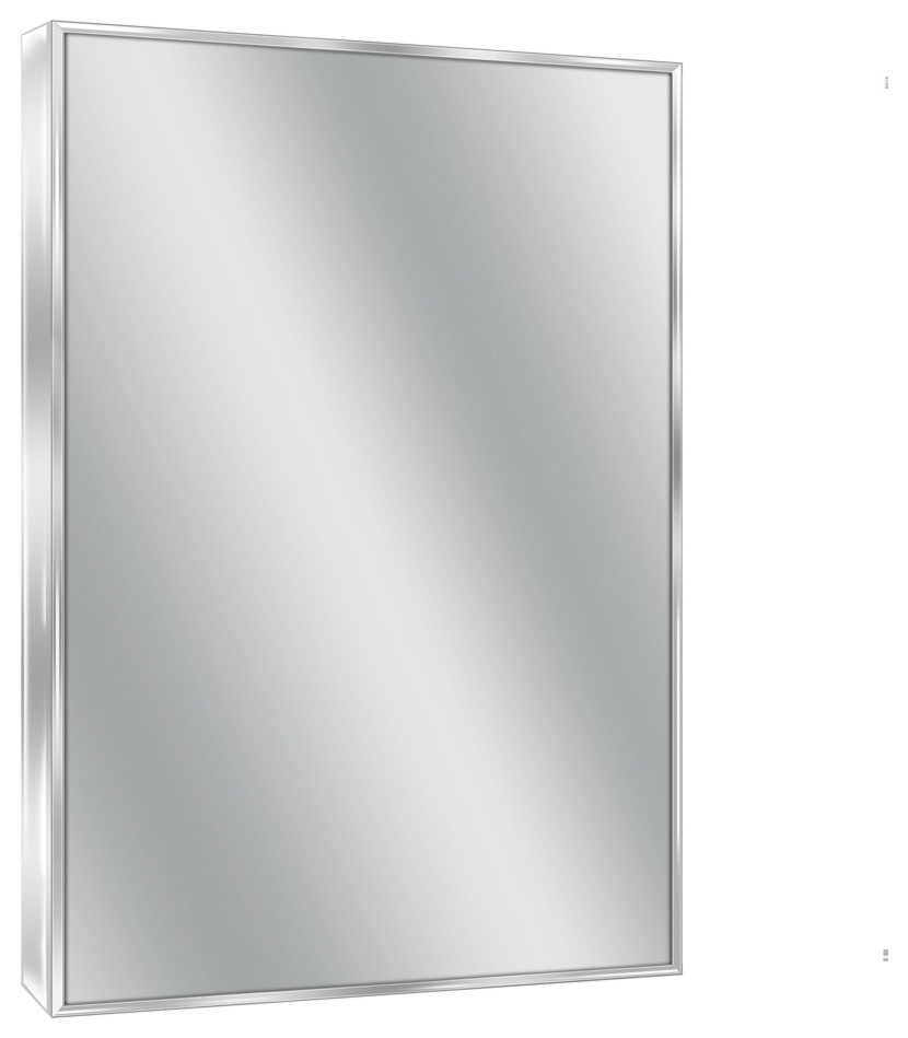 Spectrum Chrome Wall Mirror Contemporary Bathroom Mirrors by Head