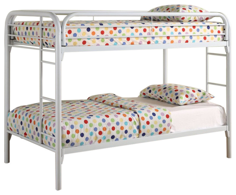 Coaster Fordham Twin Over Twin Bunk Bed With BuiltIn Ladders