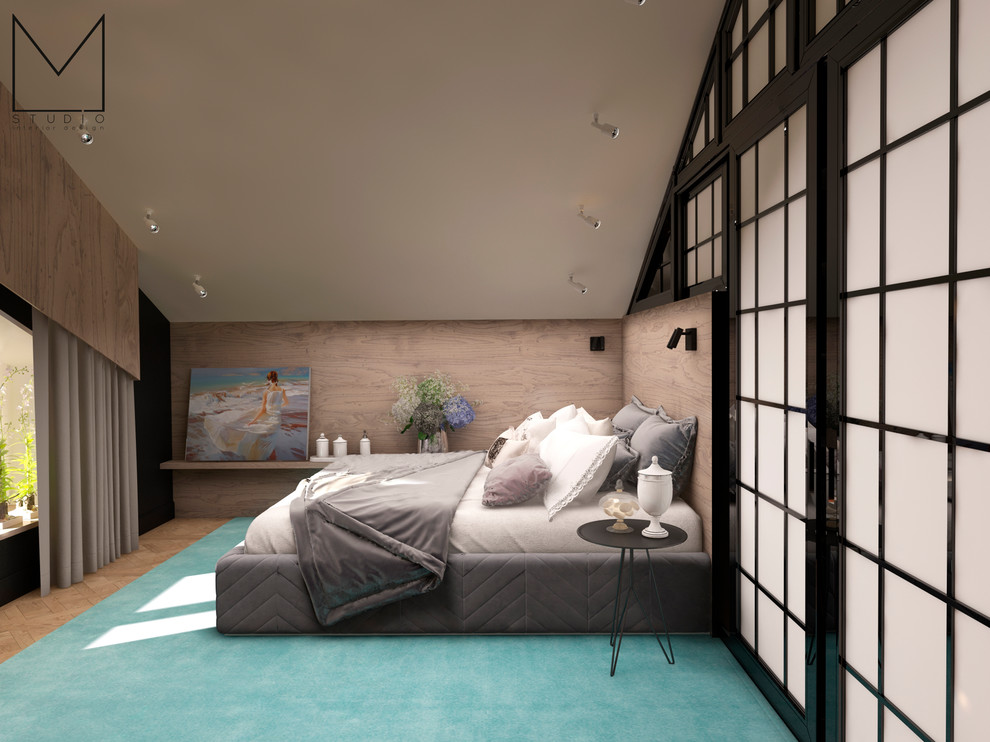 Спальня в частном доме в Медведково