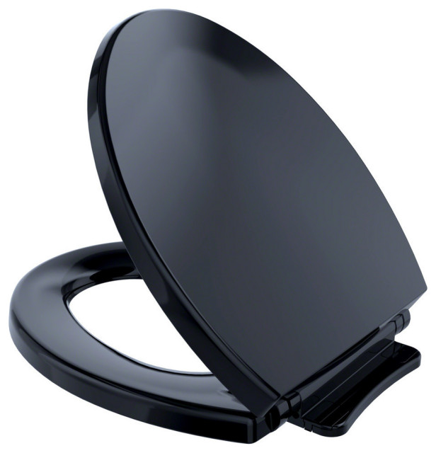 Toto SoftCloseNon Slamming Round Toilet Seat and Lid Contemporary