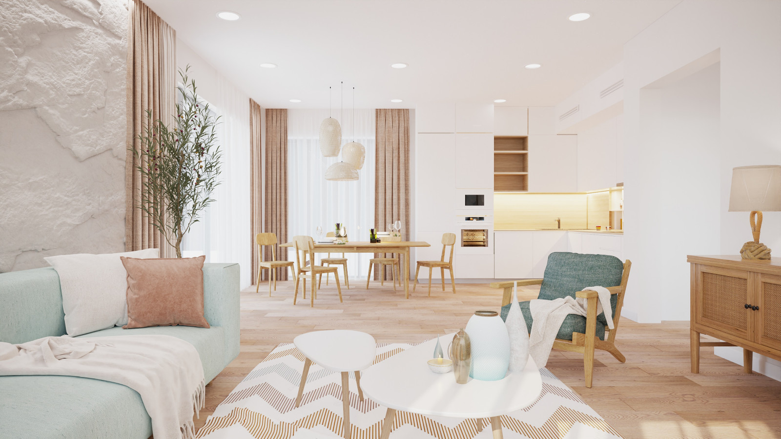 Кухня-гостиная