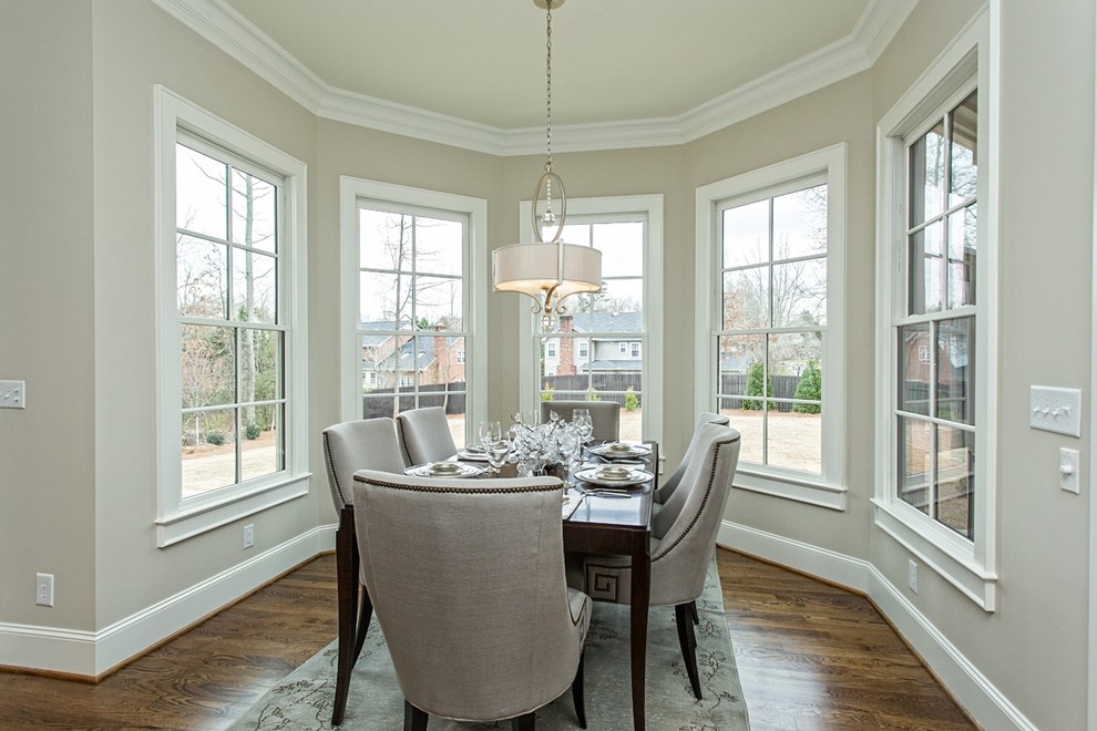 Design ideas for a traditional dining room in Birmingham.