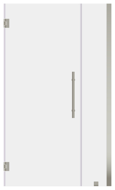 Swing Out Shower Door Ultra-E, Brushed Nickel, 48-49"x72"