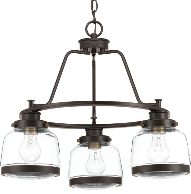 Progress Lighting Judson Down Light Chandelier Progress Lighting P400057 020 Judson Down Light Chandelier Antique Bronze
