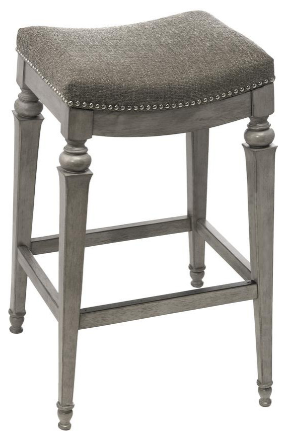 Vetrina Backless NonSwivel Counter Height Stool French Country Bar